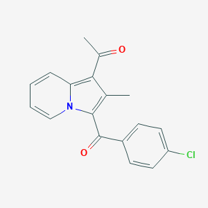 1-[3-(4-Chlorobenzoyl)-2-methyl-1-indolizinyl]ethanone