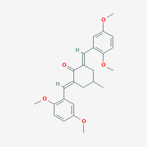 2,6-Bis(2,5-dimethoxybenzylidene)-4-methylcyclohexanone
