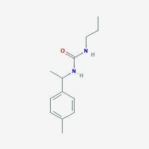 molecular formula C13H20N2O B4284514 N-[1-(4-methylphenyl)ethyl]-N'-propylurea 