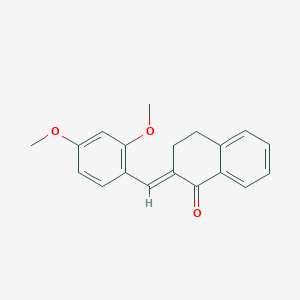 2-(2,4-dimethoxybenzylidene)-3,4-dihydro-1(2H)-naphthalenone