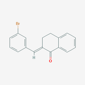 molecular formula C17H13BrO B428461 2-(3-Bromobenzylidene)-3,4-dihydro-1(2H)-naphthalenone 