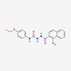 N-(4-ethoxyphenyl)-2-(1-hydroxy-2-naphthoyl)hydrazinecarboxamide