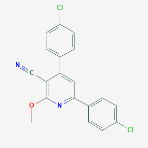 4,6-Bis(4-chlorophenyl)-2-methoxynicotinonitrile