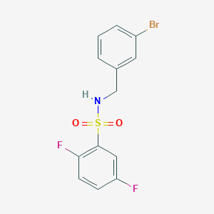 N-(3-bromobenzyl)-2,5-difluorobenzenesulfonamide