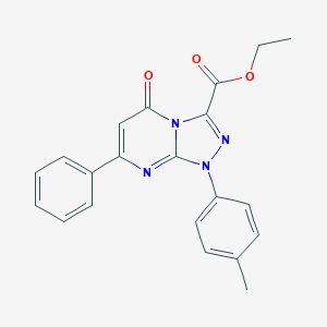 Ethyl 1-(4-methylphenyl)-5-oxo-7-phenyl-1,5-dihydro[1,2,4]triazolo[4,3-a]pyrimidine-3-carboxylate