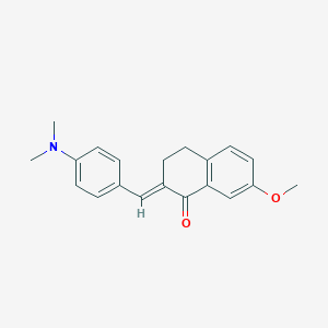 2-[4-(dimethylamino)benzylidene]-7-methoxy-3,4-dihydro-1(2H)-naphthalenone