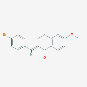 2-(4-bromobenzylidene)-6-methoxy-3,4-dihydro-1(2H)-naphthalenone