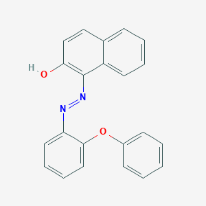 molecular formula C22H16N2O2 B428523 1-[(2-Phenoxyphenyl)diazenyl]-2-naphthol 