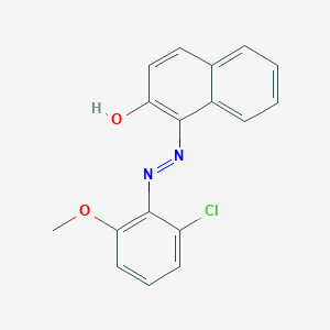 1-[(2-Chloro-6-methoxyphenyl)diazenyl]-2-naphthol