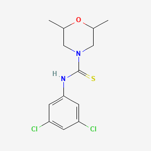 molecular formula C13H16Cl2N2OS B4285327 N-(3,5-dichlorophenyl)-2,6-dimethyl-4-morpholinecarbothioamide 