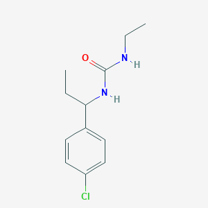 N-[1-(4-chlorophenyl)propyl]-N'-ethylurea
