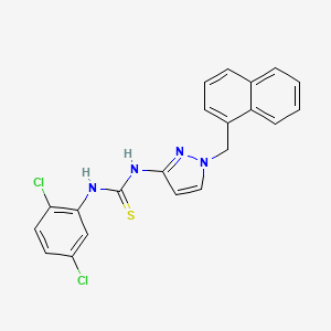 N-(2,5-dichlorophenyl)-N'-[1-(1-naphthylmethyl)-1H-pyrazol-3-yl]thiourea