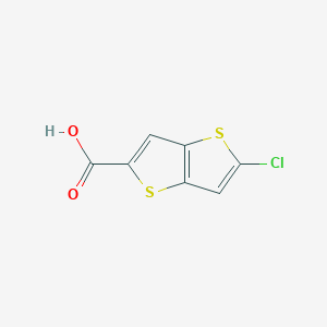 molecular formula C7H3ClO2S2 B428560 5-Chlorothieno[3,2-b]thiophene-2-carboxylic acid CAS No. 70060-15-0