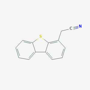 molecular formula C14H9NS B428561 Dibenzo[b,d]thien-4-ylacetonitrile 