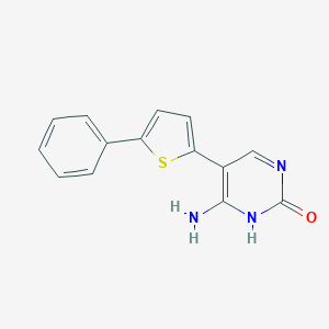 4-amino-5-(5-phenyl-2-thienyl)-2(1H)-pyrimidinone