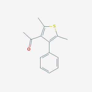 molecular formula C14H14OS B428564 1-(2,5-Dimethyl-4-phenyl-3-thienyl)ethanone 