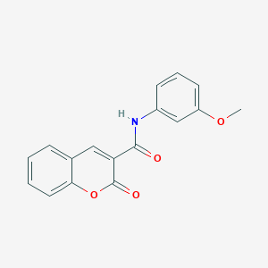 molecular formula C17H13NO4 B428573 N-(3-methoxyphenyl)-2-oxo-2H-chromene-3-carboxamide CAS No. 15116-42-4