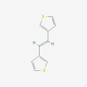 molecular formula C10H8S2 B428576 3-[2-(3-Thienyl)vinyl]thiophene 