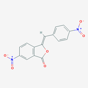 molecular formula C15H8N2O6 B428581 6-nitro-3-{4-nitrobenzylidene}-2-benzofuran-1(3H)-one 