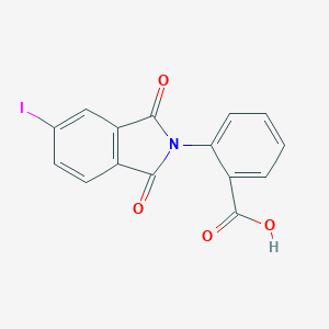 molecular formula C15H8INO4 B428585 2-(5-iodo-1,3-dioxo-1,3-dihydro-2H-isoindol-2-yl)benzoic acid 