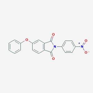 molecular formula C20H12N2O5 B428587 2-{4-nitrophenyl}-5-phenoxy-1H-isoindole-1,3(2H)-dione 