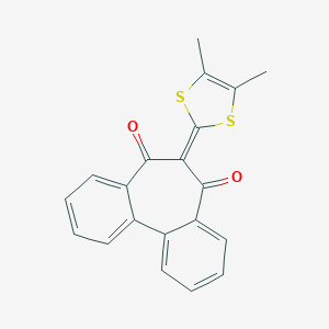 6-(4,5-dimethyl-1,3-dithiol-2-ylidene)-5H-dibenzo[a,c]cycloheptene-5,7(6H)-dione