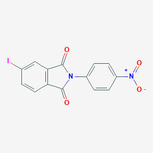 molecular formula C14H7IN2O4 B428589 2-{4-nitrophenyl}-5-iodo-1H-isoindole-1,3(2H)-dione 