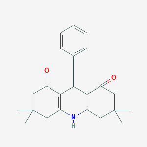molecular formula C24H29NO2 B428593 9-Benzyl-3,3,6,6-tetramethyl-3,4,6,7,9,10-hexahydro-1,8(2H,5H)-acridinedione 