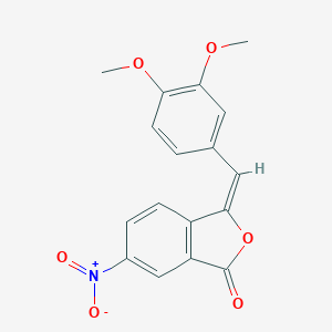 3-(3,4-dimethoxybenzylidene)-6-nitro-2-benzofuran-1(3H)-one