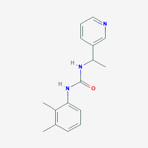 molecular formula C16H19N3O B4286031 N-(2,3-dimethylphenyl)-N'-[1-(3-pyridinyl)ethyl]urea 