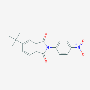 molecular formula C18H16N2O4 B428608 5-tert-butyl-2-{4-nitrophenyl}-1H-isoindole-1,3(2H)-dione 