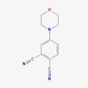 molecular formula C12H11N3O B428609 4-(4-Morpholinyl)phthalonitrile 
