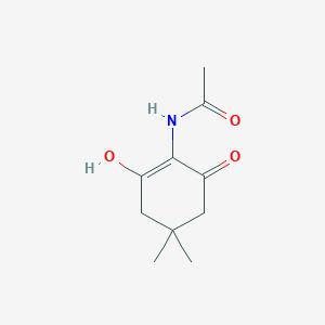 molecular formula C10H15NO3 B428617 N-(2-hydroxy-4,4-dimethyl-6-oxo-1-cyclohexen-1-yl)acetamide 