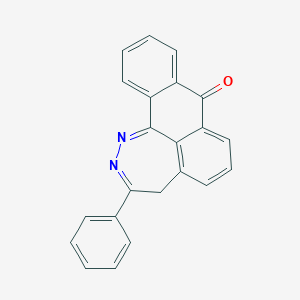 molecular formula C22H14N2O B428618 3-phenylanthra[9,1-cd][1,2]diazepin-8(4H)-one 