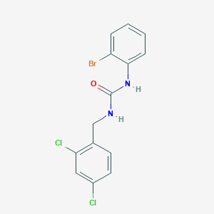 molecular formula C14H11BrCl2N2O B4286201 N-(2-bromophenyl)-N'-(2,4-dichlorobenzyl)urea 