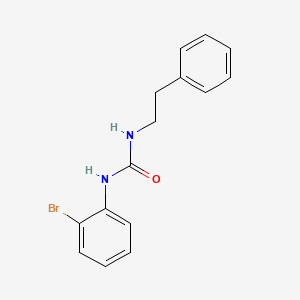 molecular formula C15H15BrN2O B4286211 N-(2-bromophenyl)-N'-(2-phenylethyl)urea 