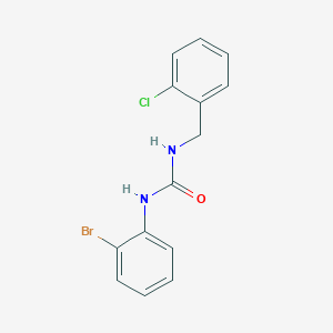 molecular formula C14H12BrClN2O B4286213 N-(2-bromophenyl)-N'-(2-chlorobenzyl)urea 