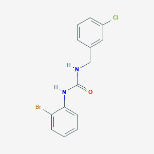 N-(2-bromophenyl)-N'-(3-chlorobenzyl)urea