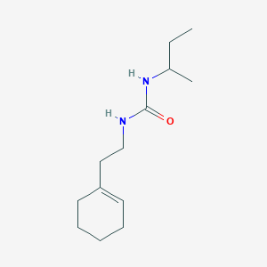 molecular formula C13H24N2O B4286237 N-(sec-butyl)-N'-[2-(1-cyclohexen-1-yl)ethyl]urea 