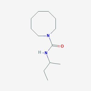 molecular formula C12H24N2O B4286246 N-(sec-butyl)-1-azocanecarboxamide 