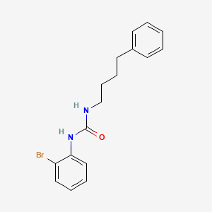 molecular formula C17H19BrN2O B4286265 N-(2-bromophenyl)-N'-(4-phenylbutyl)urea 