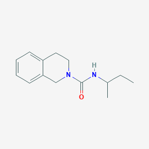 molecular formula C14H20N2O B4286336 N-(sec-butyl)-3,4-dihydro-2(1H)-isoquinolinecarboxamide 