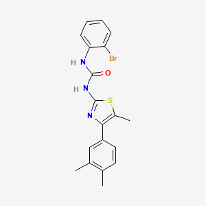 molecular formula C19H18BrN3OS B4286380 N-(2-bromophenyl)-N'-[4-(3,4-dimethylphenyl)-5-methyl-1,3-thiazol-2-yl]urea 