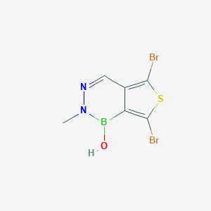 5,7-dibromo-2-methylthieno[3,4-d][1,2,3]diazaborinin-1(2H)-ol