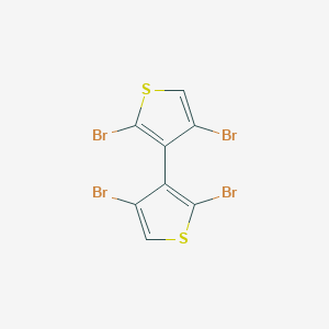molecular formula C8H2Br4S2 B428657 3,3'-Bis[2,4-dibromothiophene] 