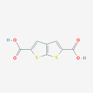 molecular formula C8H4O4S2 B428663 Thieno[2,3-b]thiophene-2,5-dicarboxylic acid 
