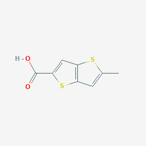 molecular formula C8H6O2S2 B428666 5-甲基噻吩并[3,2-b]噻吩-2-羧酸 CAS No. 70060-21-8