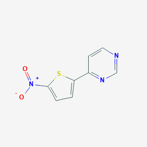 4-{5-Nitro-2-thienyl}pyrimidine