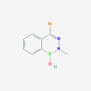 molecular formula C8H8BBrN2O B428670 4-bromo-2-methyl-2,3,1-benzodiazaborinin-1(2H)-ol 