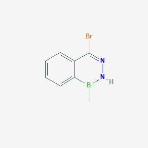 molecular formula C8H8BBrN2 B428671 4-Bromo-1-methyl-1,2-dihydro-2,3,1-benzodiazaborinine 